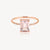 Retro Solid Color Inladid Zircon Copper Ring Wholesale