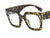 Retro Solid Color Leopard Ac Square Full Frame Optical Glasses