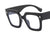 Retro Solid Color Leopard Ac Square Full Frame Optical Glasses