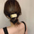 Retro Solid Color Metal Hair Tie