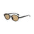 Retro Solid Color Pc Oval Frame Full Frame Women's Sunglasses