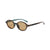 Retro Solid Color Pc Oval Frame Full Frame Women's Sunglasses