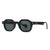 Retro Solid Color Pc Round Frame Full Frame Glasses