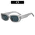 Retro Solid Color Pc Square Full Frame Women's Sunglasses