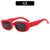 Retro Solid Color Pc Square Full Frame Women's Sunglasses