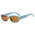 Retro Solid Color Pc Square Full Frame Women's Sunglasses