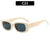 Retro Solid Color Pc Square Full Frame Women's Sunglasses