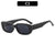 Retro Solid Color Pc Square Full Frame Women's Sunglasses