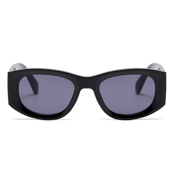 Retro Solid Color Pc Square Full Frame Women's Sunglasses