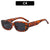 Retro Solid Color Pc Square Full Frame Women's Sunglasses