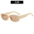 Retro Solid Color Pc Square Full Frame Women's Sunglasses