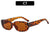 Retro Solid Color Pc Square Full Frame Women's Sunglasses