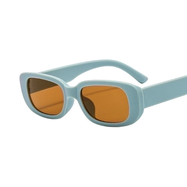 Retro Solid Color Pc Square Full Frame Women's Sunglasses