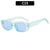 Retro Solid Color Pc Square Full Frame Women's Sunglasses