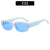 Retro Solid Color Pc Square Full Frame Women's Sunglasses