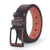 Retro Solid Color Pu Leather Alloy Men's Leather Belts 1 Piece