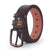 Retro Solid Color Pu Leather Alloy Men's Leather Belts 1 Piece