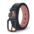 Retro Solid Color Pu Leather Alloy Men's Leather Belts 1 Piece