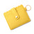 Retro Solid Color Pu Leather Unisex Bag Pendant Keychain