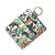 Retro Solid Color Pu Leather Unisex Bag Pendant Keychain