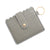 Retro Solid Color Pu Leather Unisex Bag Pendant Keychain