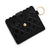 Retro Solid Color Pu Leather Unisex Bag Pendant Keychain