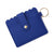 Retro Solid Color Pu Leather Unisex Bag Pendant Keychain