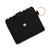 Retro Solid Color Pu Leather Unisex Bag Pendant Keychain