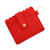 Retro Solid Color Pu Leather Unisex Bag Pendant Keychain