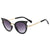 Retro Solid Color Resin Round Frame Full Frame Kids Sunglasses