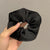 Retro Solid Color Satin Handmade Hair Tie 1 Piece