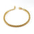 Retro Solid Color Stainless Steel Plating 18k Gold Plated Bracelets