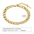 Retro Solid Color Stainless Steel Plating Inlay Zircon Gold Plated Bracelets