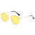 Retro Solid Color Tac Round Frame Full Frame Women's Sunglasses