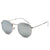 Retro Solid Color Tac Round Frame Full Frame Women's Sunglasses