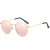 Retro Solid Color Tac Round Frame Full Frame Women's Sunglasses