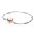 Retro Solid Color White Copper Plating Bracelets