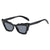 Retro Square Ac Cat Eye Full Frame Women's Sunglasses