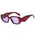 Retro Square Ac Square Full Frame Women's Sunglasses