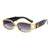 Retro Square Ac Square Full Frame Women's Sunglasses