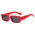 Retro Square Transparent Color Geometric Sunglasses Wholesale