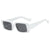 Retro Square Transparent Color Geometric Sunglasses Wholesale