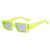 Retro Square Transparent Color Geometric Sunglasses Wholesale