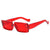 Retro Square Transparent Color Geometric Sunglasses Wholesale