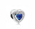 Retro Star Stripe Heart Shape Copper Plating Inlay Zircon Silver Plated Jewelry Accessories