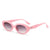 Retro Streetwear Geometric Pc Oval Frame Full Frame Women's Sunglasses