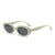 Retro Streetwear Geometric Pc Oval Frame Full Frame Women's Sunglasses