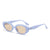 Retro Streetwear Geometric Pc Oval Frame Full Frame Women's Sunglasses