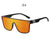 Retro Streetwear Geometric Pc Square Full Frame Men's Sunglasses