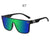 Retro Streetwear Geometric Pc Square Full Frame Men's Sunglasses